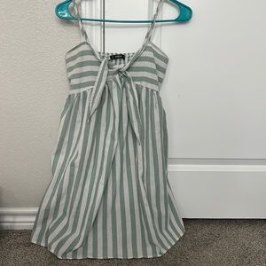 Striped mint green dress (worn once)
